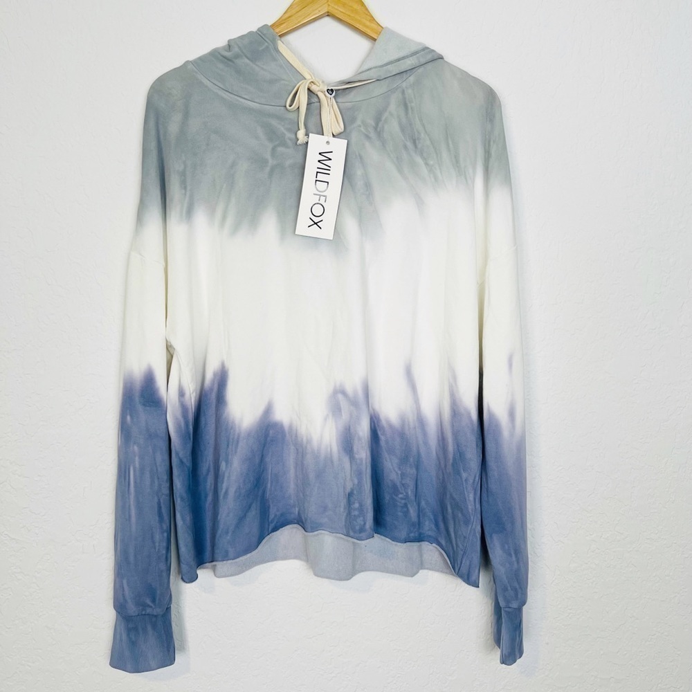 Wildfox Raw Hem Crop Hoodie - Picture 4 of 10